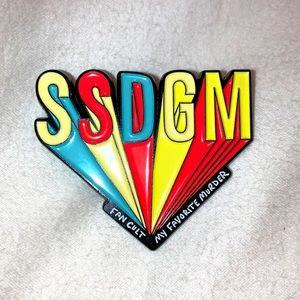 SSDGM Logo Fan Cult Pin My Favorite Murder